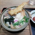 本格手打うどん 麺むすび - 海老天も肉も玉子もあります