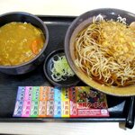 Yudetarou - カレー丼(温そば)！
