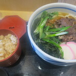 うどん和匠 - 肉わかめ定食