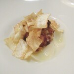 イル プレージョ - 白子のムニエル　根セロリ　百合根