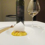 イル プレージョ - カボチャの中からフォアグラがトロリと出てきて美味しい。