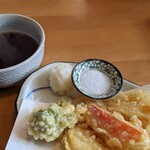 手打ちそば 梅蕎麦 - 野菜天