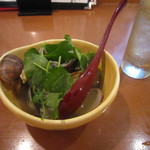 酒肴遊善 じねん - あさりの酒蒸し　浜名湖