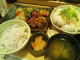 Ootoya - 鶏と野菜の黒酢あん定食　７９０円
