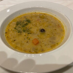 BENJAMIN STEAKHOUSE KYOTO - 野菜たっぷりスープ