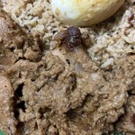 アジアンフード - ビリヤニ＆チキンコルマ接写！