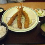 かつ時 - 海老フライ定食