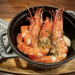 アヒージョとパスタ 