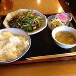 あらき - 青椒肉絲定食（ランチ）