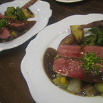 ビストロ バキュース - ２０１２・８月　シャラン鴨、取り分けて