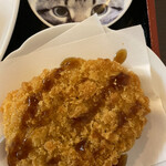 猫丸食堂 - かぼちゃコロッケ　税込¥130
      （卓上のソースをかけて）