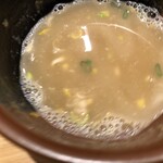 中華蕎麦 とみ田 - スープ割