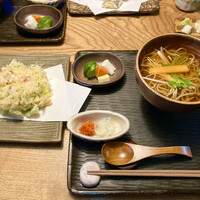 九つ井 本店 - 天ぷらそば（かき揚げ）　税別1900円