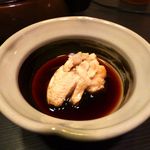 げんかい食堂 - 水炊きの鶏肉。結構、ゴロゴロサイズ