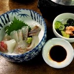 Setomi - 「釜飯＋刺身」 定食 \2,100