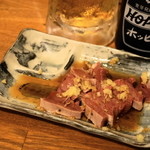 串や鶏Hiro - 2012.8 ハツ刺（2串300円）