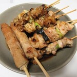 戸利屋 - 料理写真:タレで購入・合鴨つくね、ネギ間もも、ひな皮