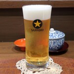 桶家乃隠居 - サッポロ黒ラベル生ビール