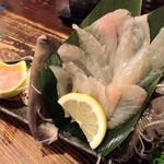 松輪かわはぎ姿造り