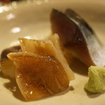 すし屋 高大 - とり貝、〆サバ