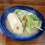 串焼き 巴 - ちくわぶ＆キャベツ