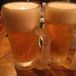 秋元屋 - 泡の量が違うのが気になってしまい
      ドリンク点がいまいちな感じです。
      ごめんなさい。