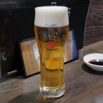 Sumibiyaki Miyazawa - プレミアムモルツ生ビール
