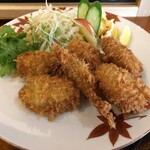 Oshokujidokoro ryouzampaku tarafuku - 舞鶴産カキフライ定食