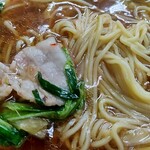 スタミナラーメン - 麺とチャーシュー