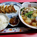 スタミナラーメン - 餃子定食