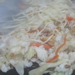 お食事処　もり - 焼きそばを焼いてから飯投入