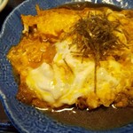 旬魚和彩 万咲 - 解りにくいけど、海老フライ2尾がとじてある！