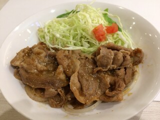 丸三（まるみつ）冷し物店 - あぐー豚の焼肉定食　850円