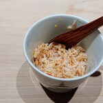 匠 進吾 - セコガニの蒸し寿司