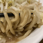 ラーメン 岩佐 - 麺アップ