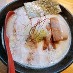 ラーメン樹 - 鶏とんこつラーメン(塩)味玉トッピング