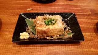 izakayamogumogukandanishiguchiten - 豆腐の厚揚げ：480円