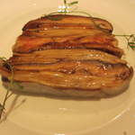 ラール・エ・ラ・マニエール - シェフの出身地大分のシイタケに蕪とフォアグラのテリーヌ