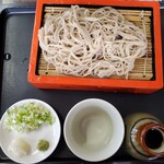 わたなべ - もりそば（並）¥500