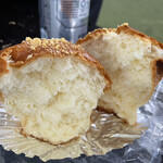 渋峠ホテル - ふわふわチーズパン250円の断面