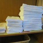 三養荘 - 部屋のタオル準備