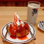 コメダ珈琲店 - 小倉ノワールとミルクコーヒー