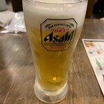 活力炭焼酒場 炭吉三 - スーパードライ　594円