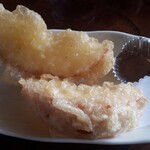 田舎うどん てつ - 天ぷら　りんご