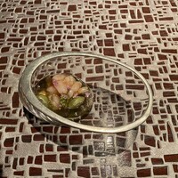 レシピ - 1.甘エビのコンソメ