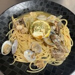 帆立とあさりの醤油バター