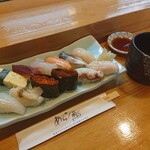 あら鮨 - 料理写真:ランチにぎり 12カン 1,500円(税別)