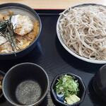 純手打蕎麦処 真人 - カツ丼セット