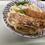 うどん さか枝 - メンチカツ‼︎半蔵返し‼︎(^^;