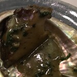 レストラン アルティザン（restaurant Artisan） - 2021アワビのステーキ（３分の２を食べた後で申し訳ありません）